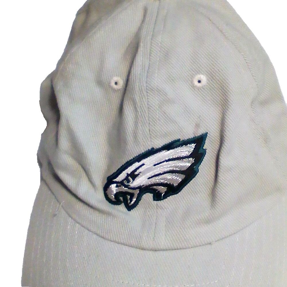 Vintage Philadelphia Eagles NFL 90s Mens Promotional Strapback Hat Casual Adult - Picture 3 of 10